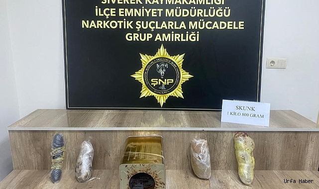 TURŞU TENEKESİNE GİZLENMİŞ UYUŞTURUCU MADDE ELE GEÇİRİLDİ