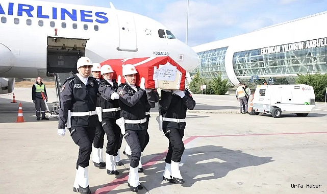 VEFAT EDEN POLİS SON YOLCULUĞUNA UĞURLANDI