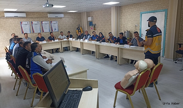 ZABITALARA İLK YARDIM EĞİTİMİ VERİLDİ