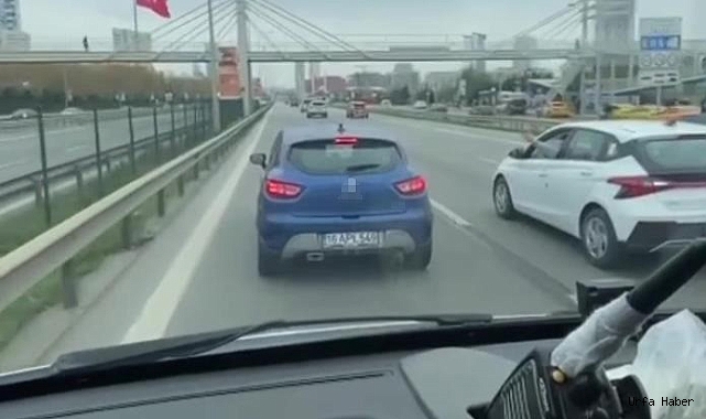 AMBULANSA YOL VERMEYEN SÜRÜCÜ KAMERADA
