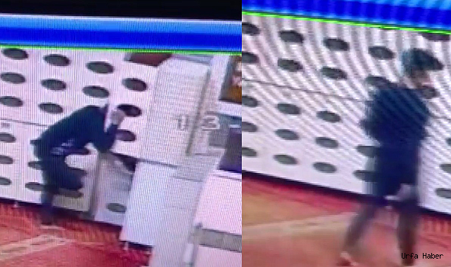 CAMİDEKİ AYAKKABI HIRSIZLIĞI GÜVENLİK KAMERASINA YANSIDI