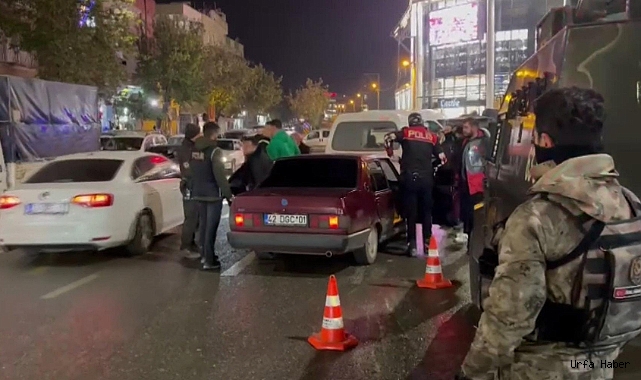 ŞANLIURFA'DA GÜVENLİ ŞEHİR UYGULAMASI: 25 GÖZALTI