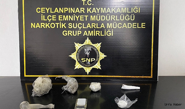 ŞANLIURFA’DA UYUŞTURUCU OPERASYONU: 1 TUTUKLAMA