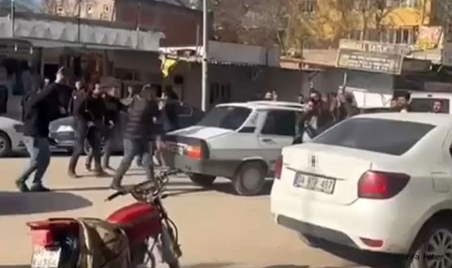 KAVGA EDEN 2 GRUBU POLİS HAVAYA ATEŞ AÇARAK AYIRDI