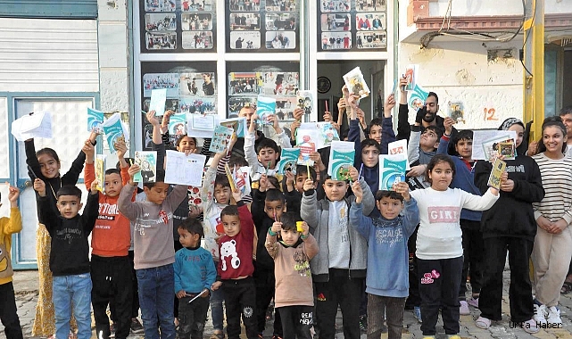 MUHTAR AMCADAN ÇOCUKLARA KARNE HEDİYESİ