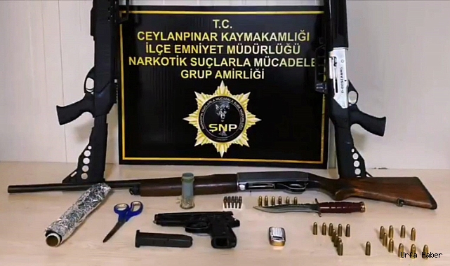 ŞANLIURFA'DA SUÇ ÖRGÜTÜ OPERASYONU: 12 GÖZALTI
