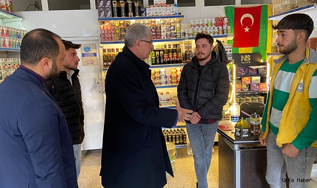 VEDAT DOĞAR, SÜLEYMANİYE CADDESİNDE Kİ ESNAFLARI ZİYARET ETTİ