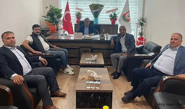 MAHMUT ARAS'TAN BİLAL TEKATLI'YA, "HAYIRLI OLSUN" ZİYARETİ
