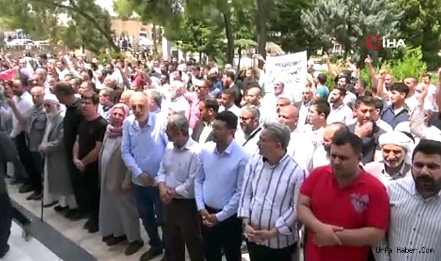ÖLDÜRÜLEN İMAM İÇİN URFA'DA GIYABİ CENAZE NAMAZI KILINDI