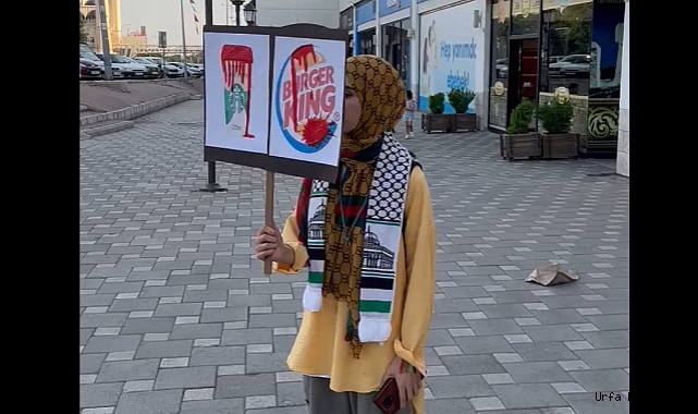 URFA’DA İSRAİL ÜRÜNLERİ İÇİN BOYKOT ÇAĞRISI YAPTILAR
