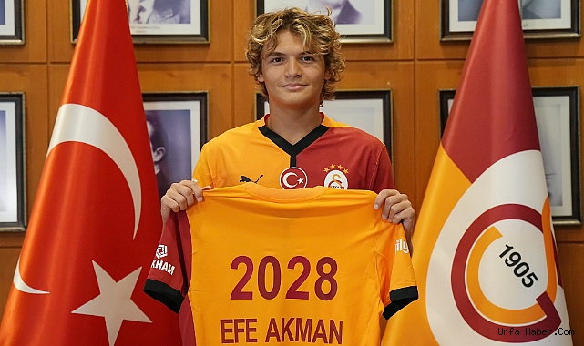 GALATASARAY, EFE AKMAN İLE 2027-2028 SEZONUNA KADAR SÖZLEŞME İMZALADI