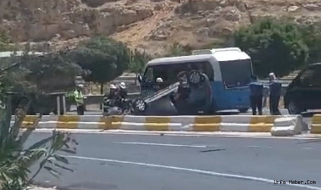 MARDİN’DE OTOMOBİL TAKLA ATTI: 1 YARALI
