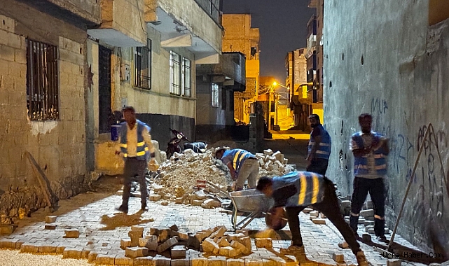 EYYÜBİYE’DE GECE ÇALIŞMASIYLA VERİMLİLİK ARTTI