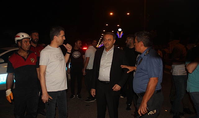 VALİ HASAN ŞILDAK KAZA İLE İLGİLİ AÇIKLAMALARDA BULUNDU