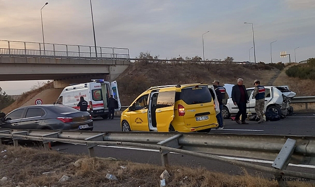 ŞANLIURFA’DA TRAFİK KAZASI: 6 YARALI