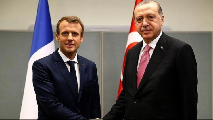Erdoğan, Macron İle Telefonda Görüştü