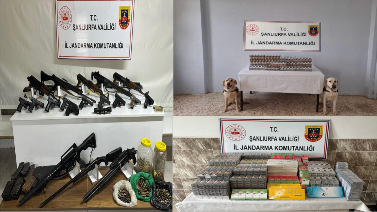 Jandarma’dan Urfa’da Geniş Çaplı Kaçakçılık Operasyonu