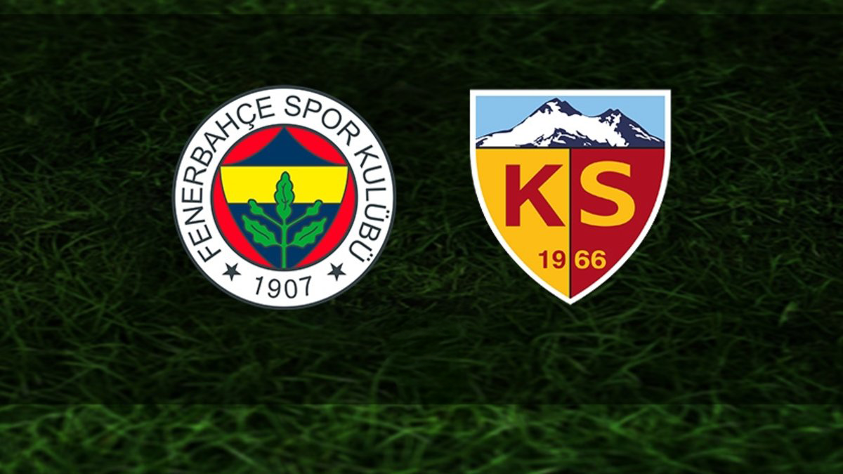 Fenerbahçe Kayserispor'u konuk ediyor!