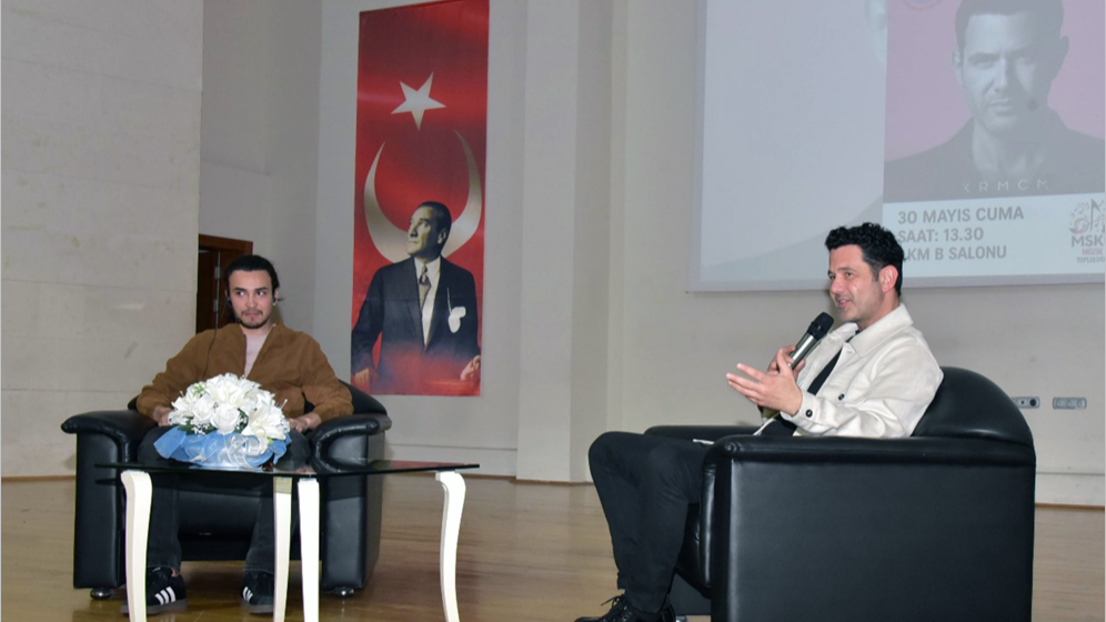 Pop Müziğin Önemli İsmi Keremcem MSKÜ’DE Gençlerle Buluştu
