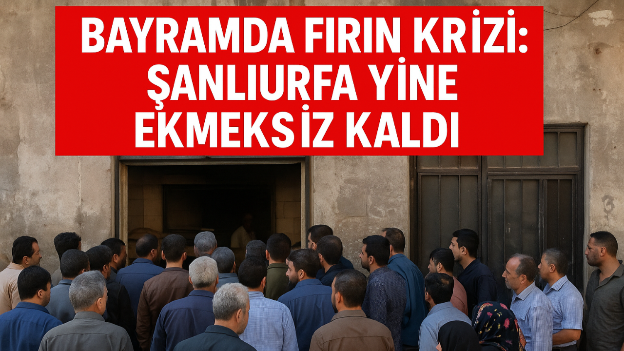 Bayramda Fırın Krizi: Şanlıurfa Yine Ekmeksiz Kaldı