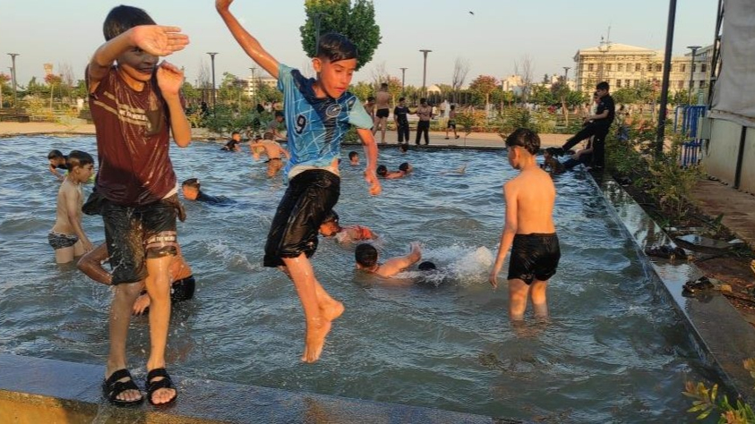 Urfa Sıcağında Havuz Keyfi: Çocuklar Doya Doya Eğlendi!