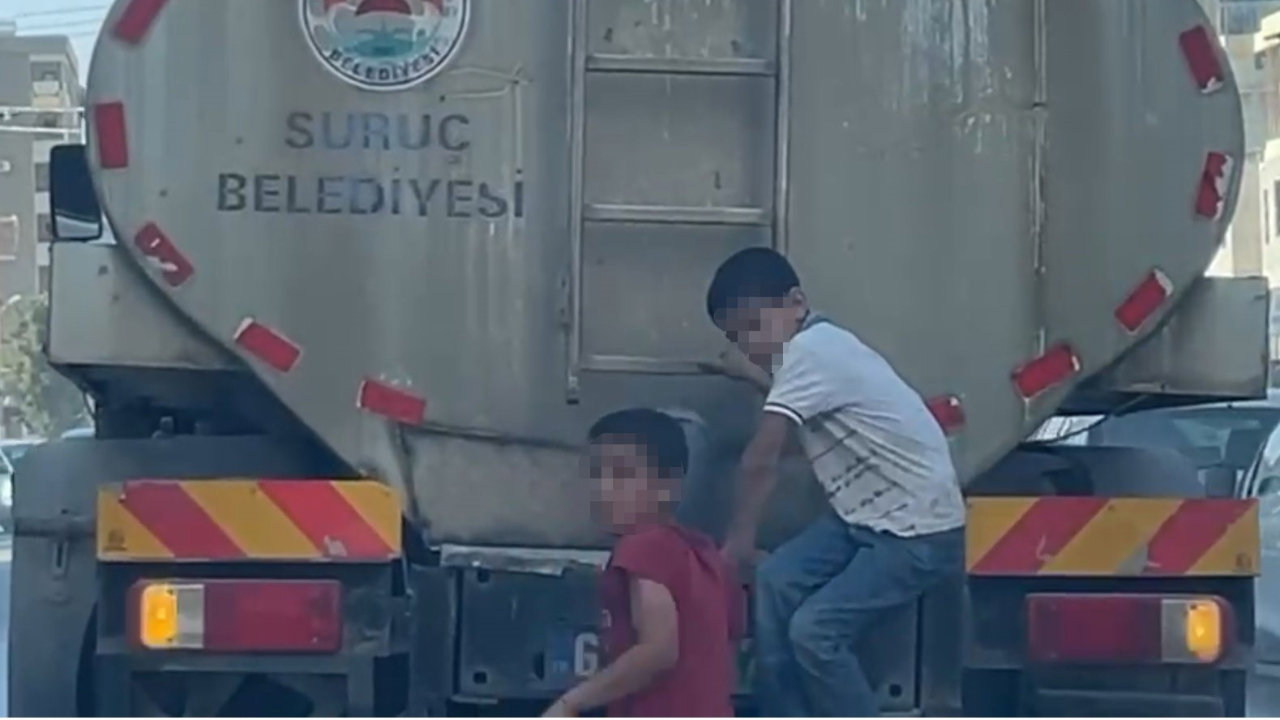 Suruç'ta Tehlikeli Yolculuk: Çocuklar Ölümle Burun Buruna!