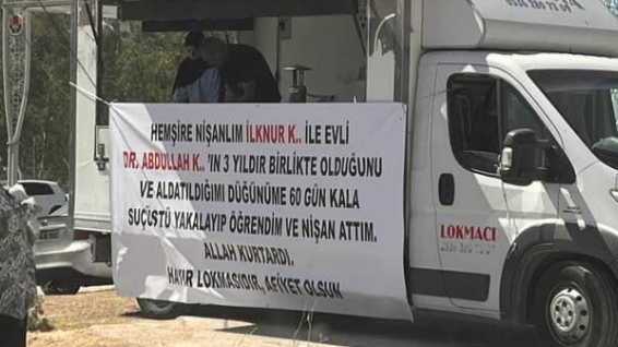 Aldatıldığını Öğrendi, Hayır Lokması Dağıttı!