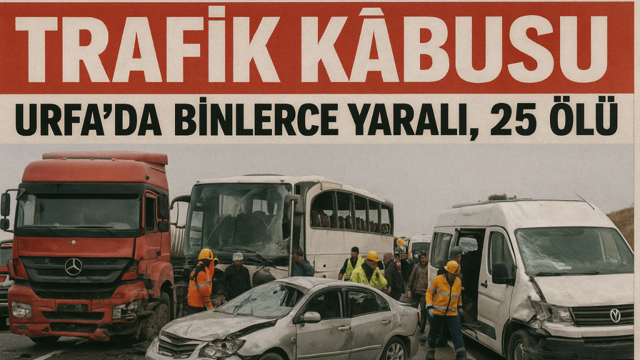 Trafik Kâbusu: Urfa’da Binlerce Yaralı, 25 Ölü