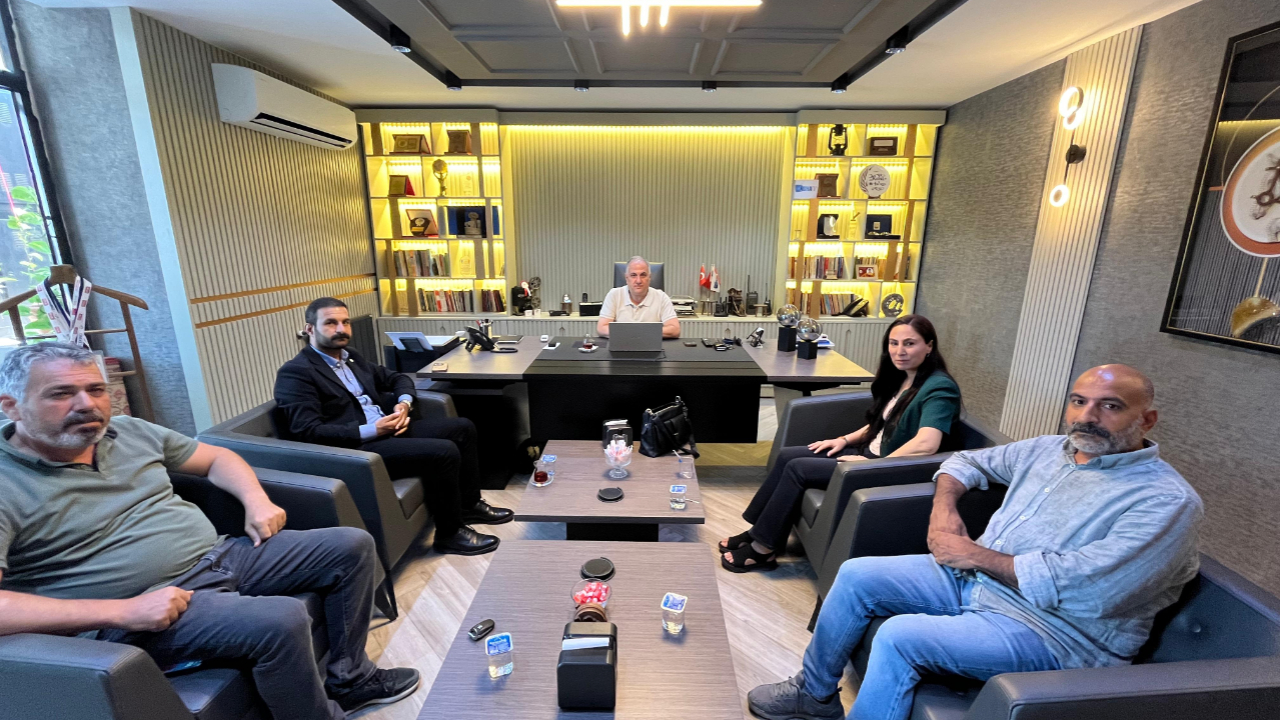 DEM Parti Heyetinden AGM Medya’ya Ziyaret