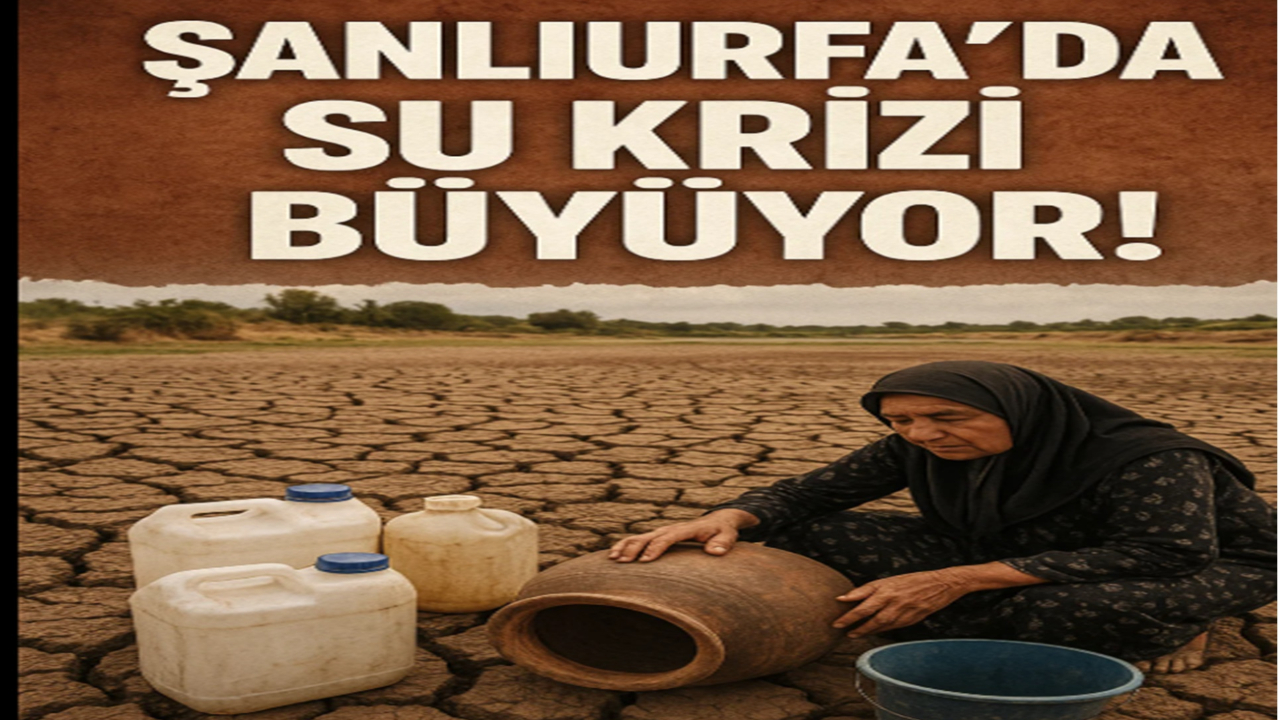 Şanlıurfa'da Su Krizi Büyüyor!