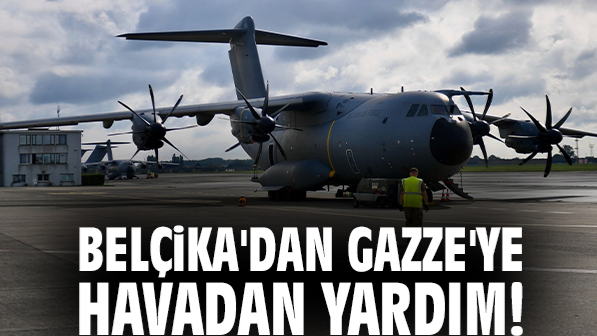 Belçika’dan Gazze’ye 15 Tonluk Havadan İlk Yardım Operasyonu