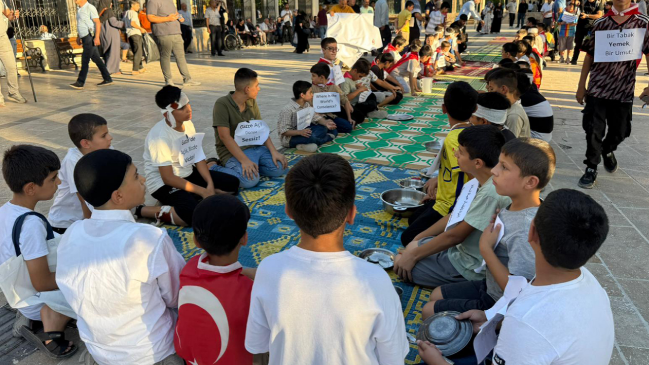 Şanlıurfa’daki Çocuklardan Gazze’ye “Çığlık” Mesajı