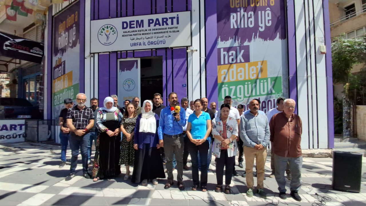 Şanlıurfa’da DEM Parti’den Deprem Açıklaması: “Failler Hesap Vermeli