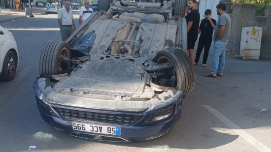 Batman’da Feci Kaza: Otomobil Takla Attı