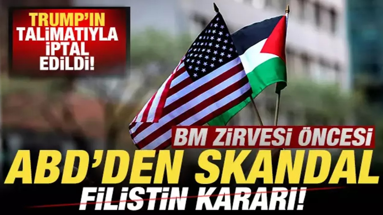 ABD’den Şok Karar: Filistinli Yetkililerin Vizelerini İptal Etti