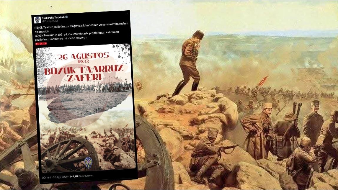 Polis Teşkilatı’ndan Atatürksüz 30 Ağustos Paylaşımı!