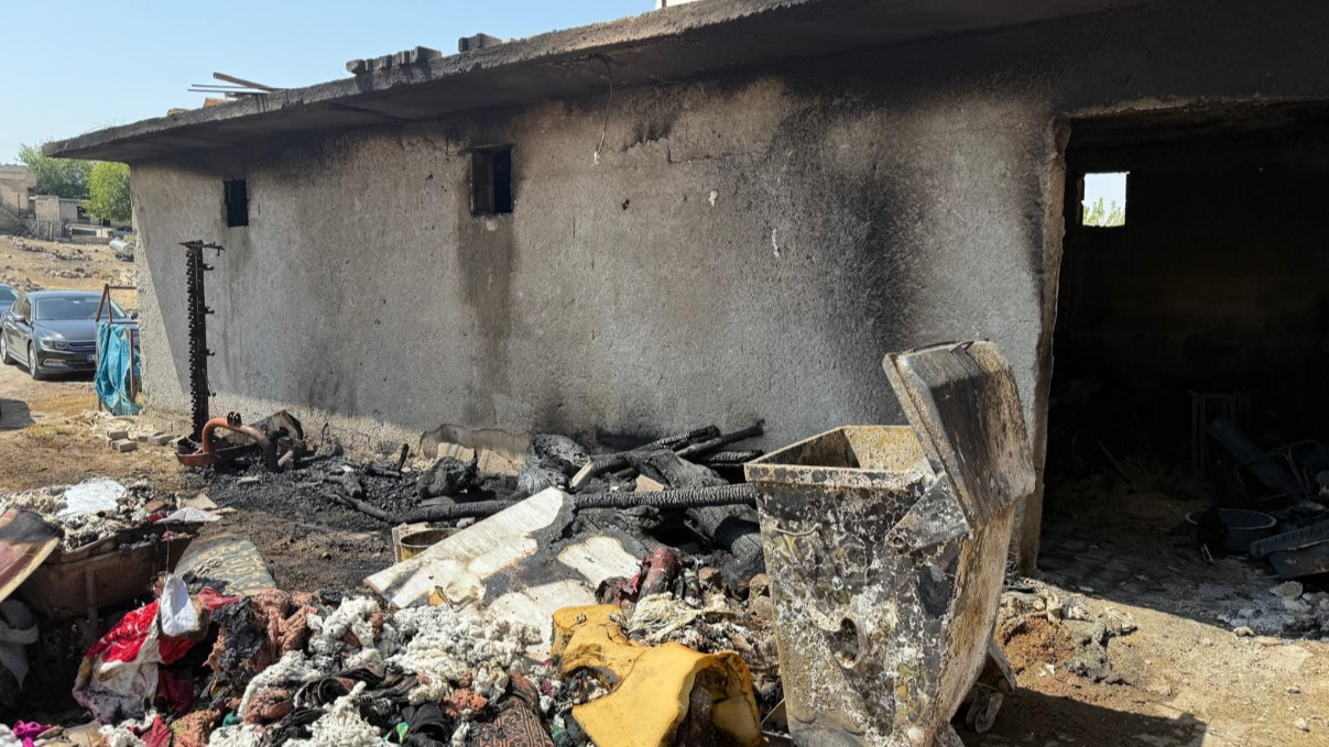 Şanlıurfa’da Ev Yangını: Tüm Eşyalar Kül Oldu