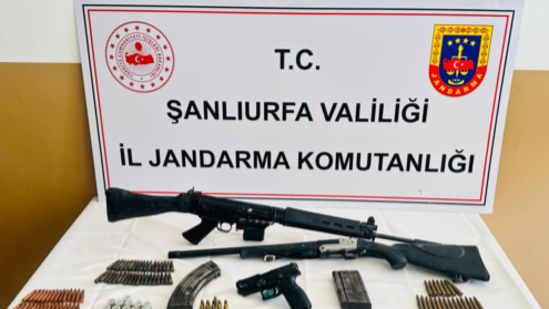 Şanlıurfa’da Ruhsatsız Silah Operasyonu