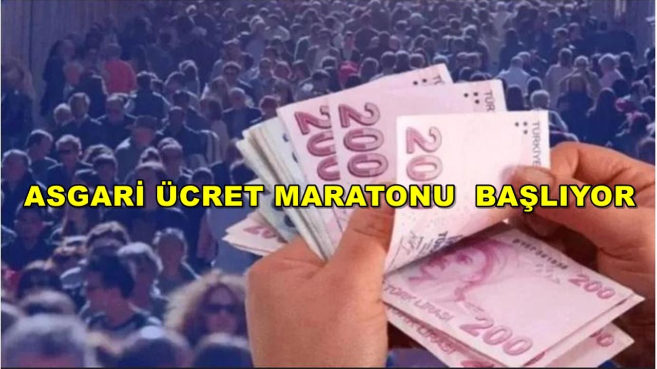 Asgari Ücret Maratonu Başlıyor