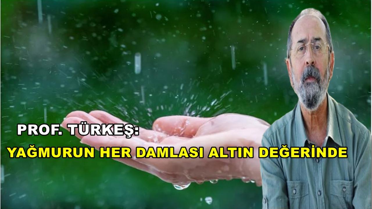 Prof. Türkeş: Yağmurun Her Damlası Altın Değerinde