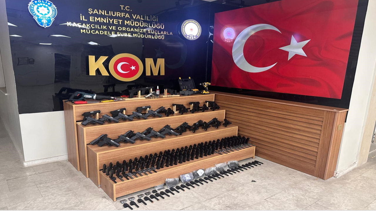 Şanlıurfa’da Silah Operasyonu: 37 Tabanca Ele Geçirildi