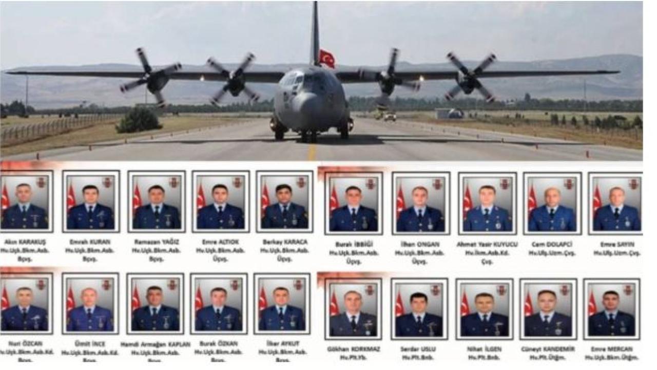 Düşen Uçakta Şehit Olan 20 Asker Uğurlanıyor