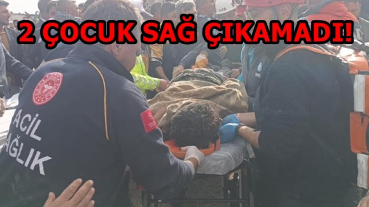 Şanlıurfa'da Göçükten Çıkarılan 2 Çocuk İşçi Kurtarılamadı!