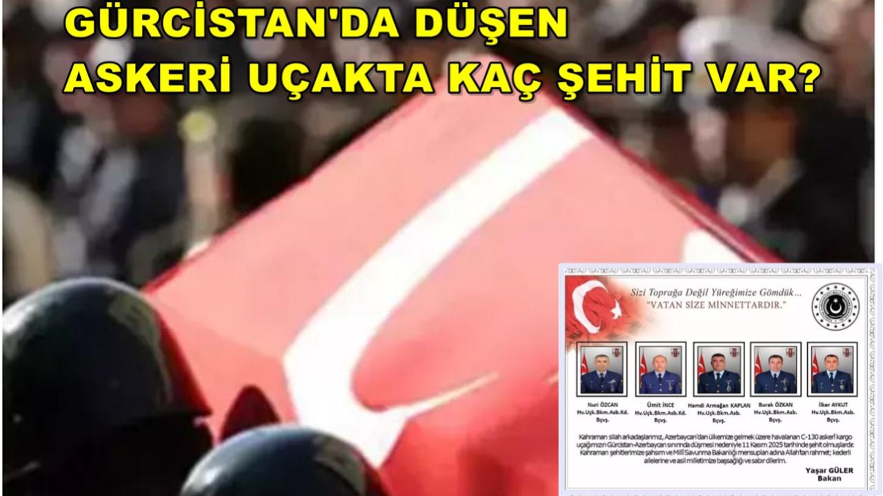 Gürcistan'da Düşen Askeri Uçakta Kaç Şehit Var?