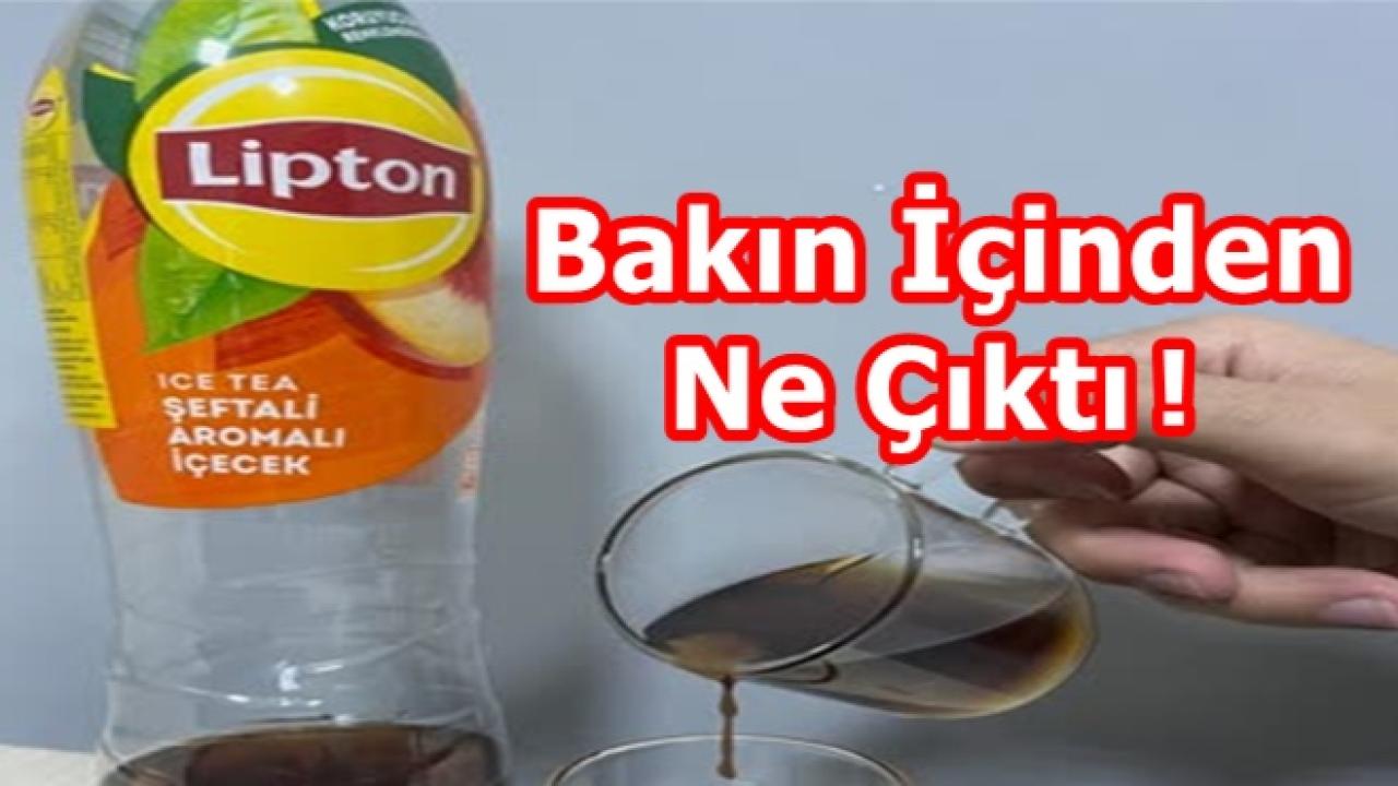 Ice Tea Raflardan Kaldırılıyor: İçinden Bakın Ne Çıktı!