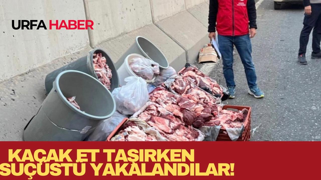 Kaçak Et Taşırken Suçüstü Yakalandılar!