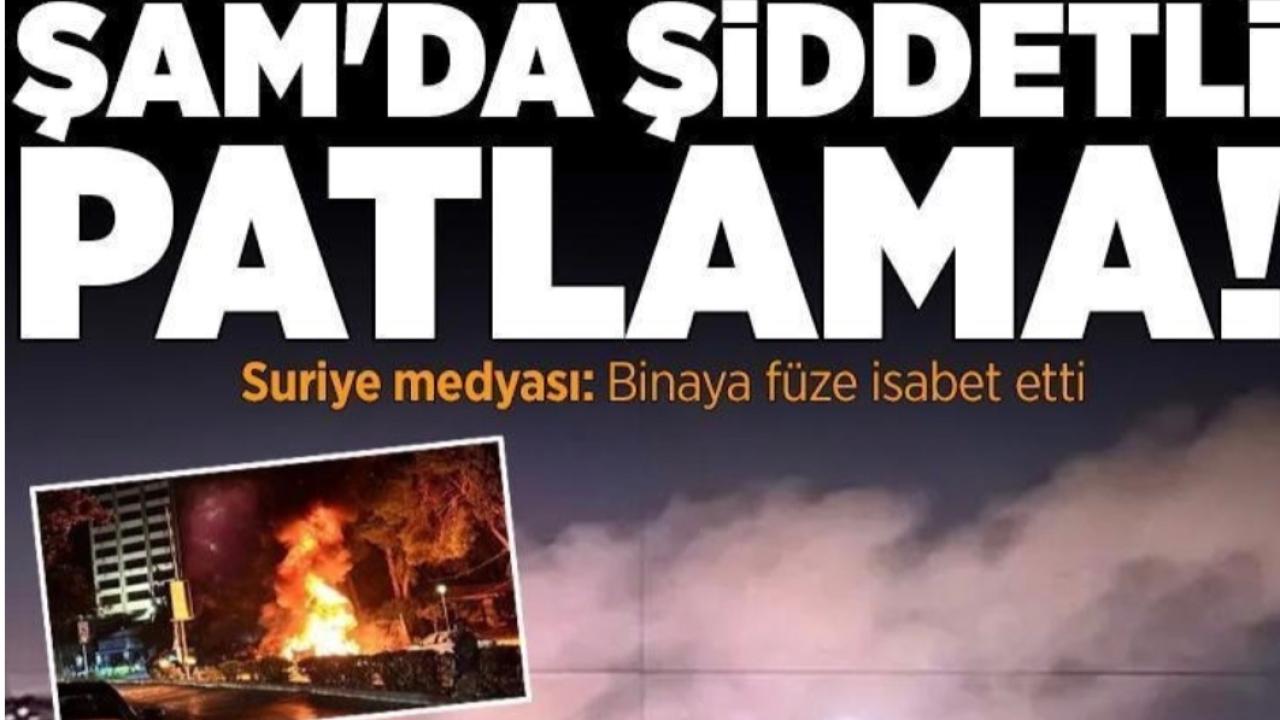 Şam'da Şiddetli Patlama: Ölü ve Yaralılar Var