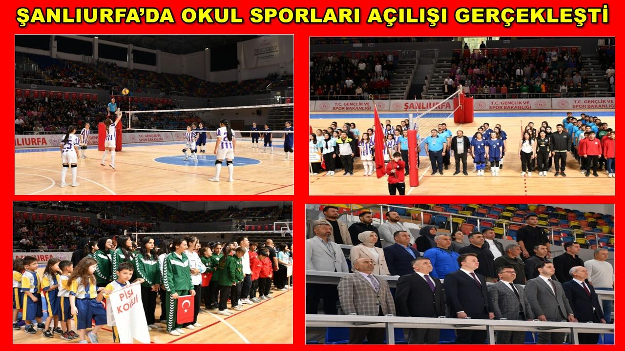 Şanlıurfa’da Okul Sporları Açılışı Gerçekleşti