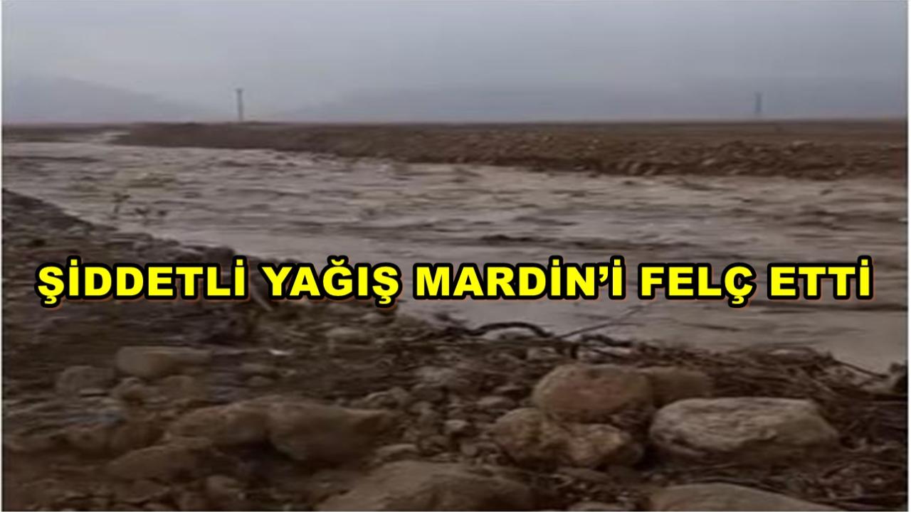 Şiddetli Yağış Mardin'i Felç Etti