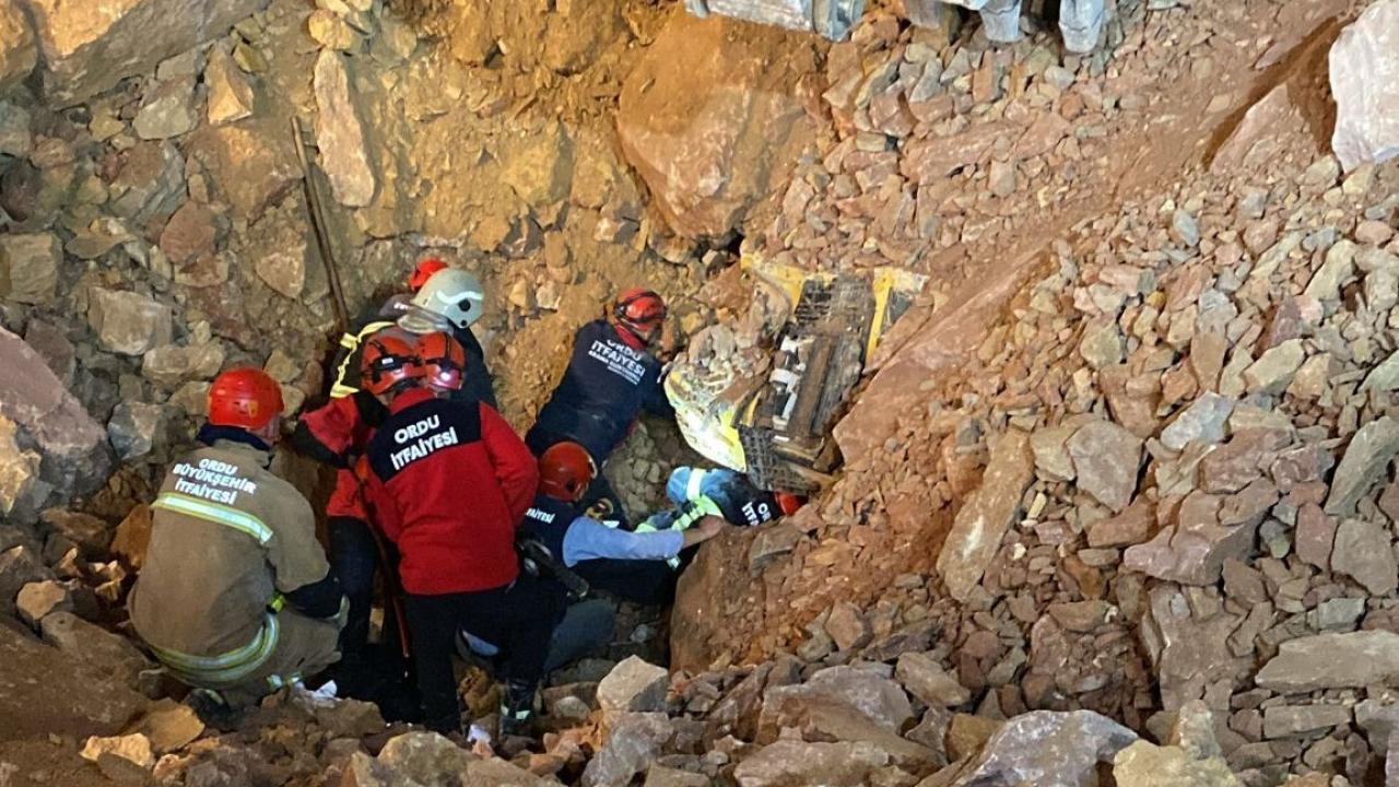 Taş Ocağı Göçüğünde Bir Kişinin Cansız Bedeni Çıkarıldı